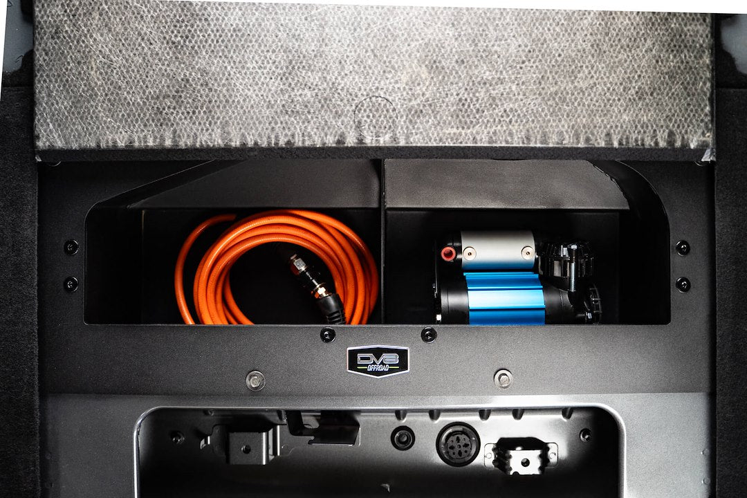 Dv8 Offroad Cmbr-01 Air Compressor Mounting Kit||2021-2023-Ford-Bronco_Air-Compressor-Mount-And-Storage-Box_Installed-4.Jpg||92||dv8cmbr01||1626856