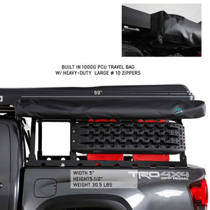 Product of Overland Vehicle Systems 19689909 SUV/Pickup Overlanding Manual Awning , Gray Solid 