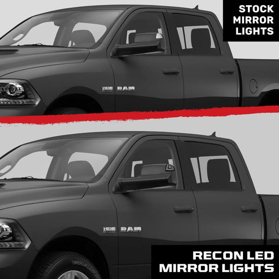 Recon Accessories 264247bk Exterior Mirror Turn Signal Light||||92||r89264247bk||1915467