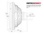 Holley Performance Lfrb155 Headlight Conversion Kit||lfrb_Rndlarge_Dimensions.Jpg||95||h19lfrb155||895045