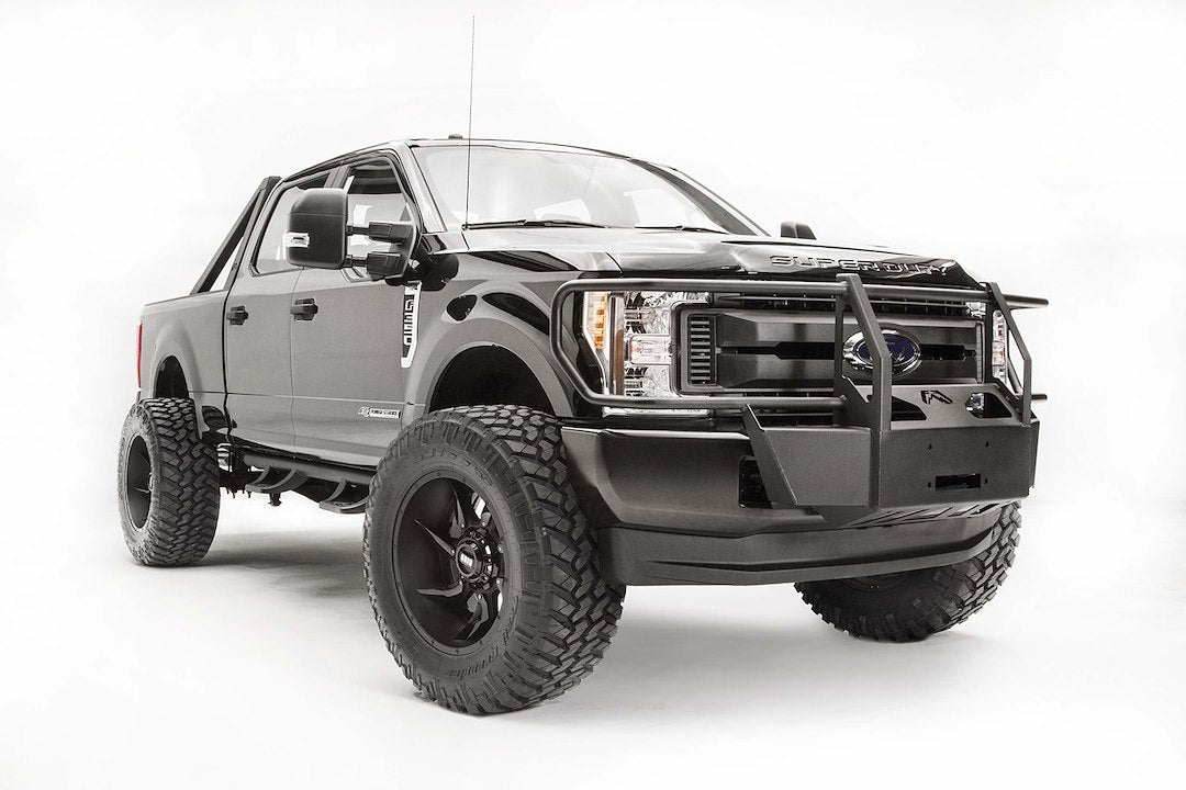 Product of Fab Fours FS17-N4170-1 Fixed Front Bumper Mount Winch Mount for Up To 16500 Pound Winch 