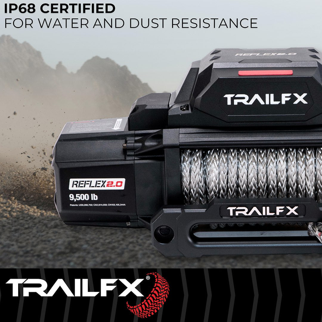 Product of TrailFX WRS295B 9500 Pound Vehicle Recovery Winch 