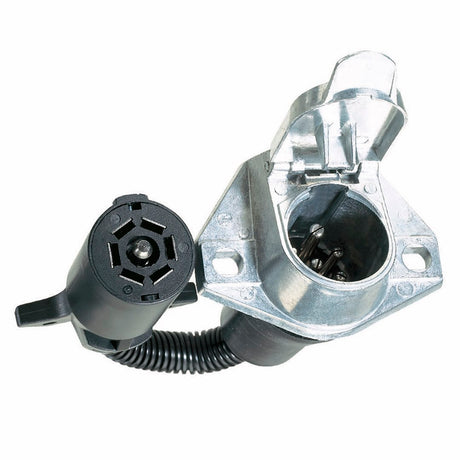 Husky Towing 13064 Trailer Wiring Connector Adapter||hus_13064_Connector Adapter_7 Blade To 7 Pin_1.Jpg||85||hus13064||1000161
