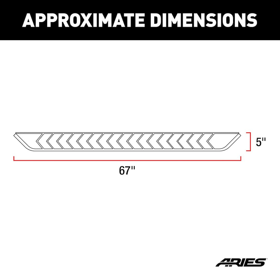 Product of Aries 2051867 Running Board Component