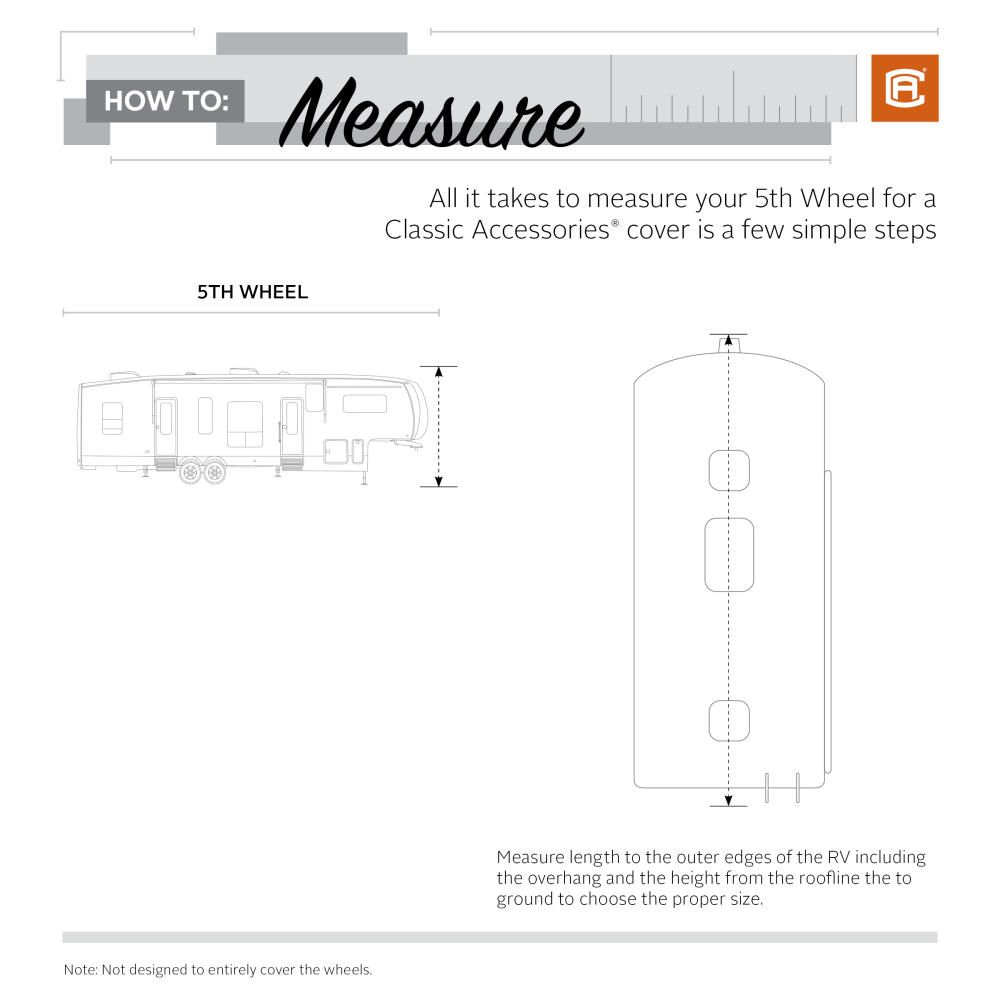 Product of Classic Accessories 75063 Travel Trailer Cover