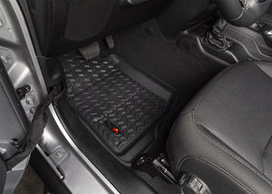 Product of Rugged Ridge 12987.05 Black Thermoplastic Floor Liner 