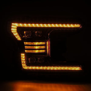 Product of AlphaRex USA 880165 Projector Beam With Switchback Daytime Running Light/ Sequential Signal Headlight Assembly - LED - Set Of 2 