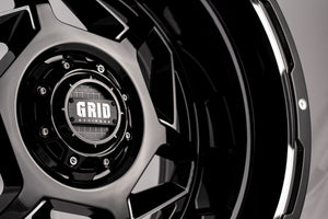 Product of Grid Wheels 24x14 Black With Natural Accents Wheel - Not Applicable Bolt Pattern 