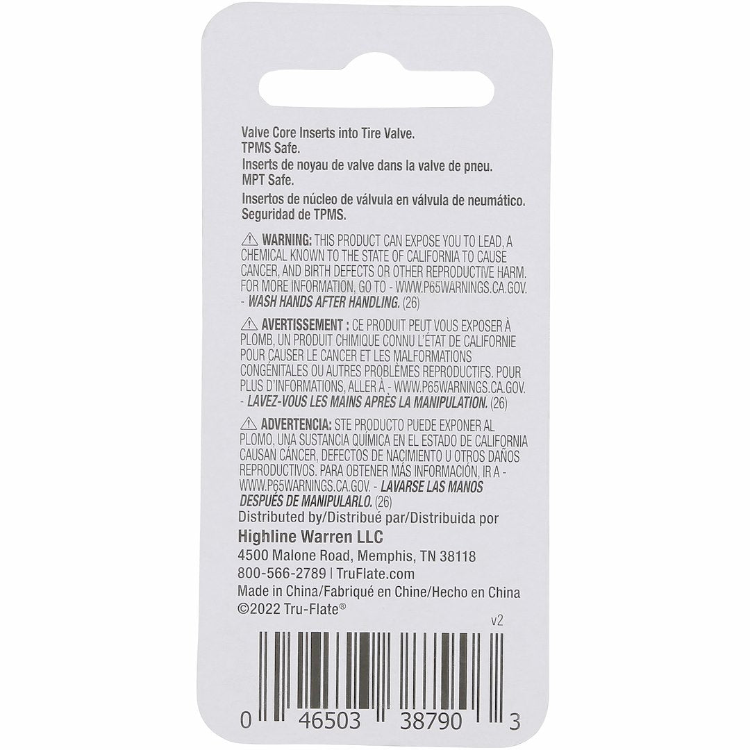 Tru Flate 38-790-4 Valve Stem Core||38-790-4_2.Jpg||87||t2f387904||2245849