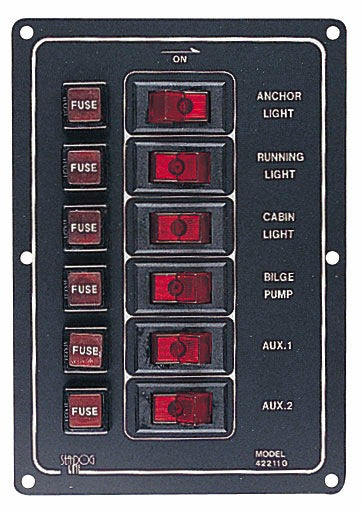 Sea Dog 422110-1 Switch Panel||422110-1.Jpg||85||sdg4221101||1297810