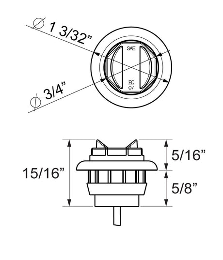 Optronics Mcl11akb Trailer Light||mcl11akb_1.Jpg||86||o24mcl11akb||1498459