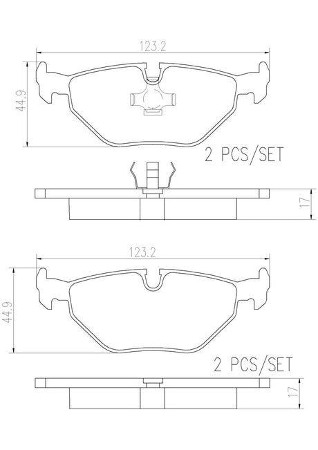 Product of Brembo P06013N Brake Pad - Set Of 4 