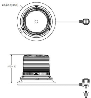 Ecco Electronic 7945a-Vm Warning Light||7945a-Vm_2.Jpg||87||e517945avm||1663593