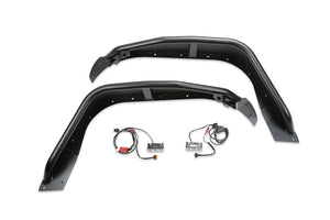 Product of Fabtech Motorsports FTS24212 Non-Exposed Fasteners Black Fender Flare - Set Of 2 