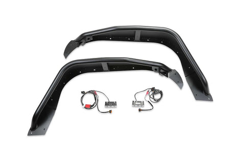 Product of Fabtech Motorsports FTS24212 Non-Exposed Fasteners Black Fender Flare - Set Of 2 