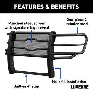 Product of Luverne 321800 Grille Guard 1-Piece Black Powder Coated 