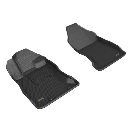 Product of 3D Mats KAGU L1SB03601509 Black Thermoplastic Rubber Of Carbon Fiber Texture Floor Liner 