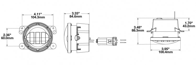Product of J.W. Speaker 0554573 Driving/ Fog Light 