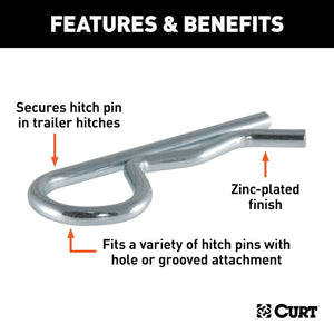 Curt 21600 Trailer Hitch Pin Clip||21600_3008x1990_Fa.Jpg||87||c9321600||1346290