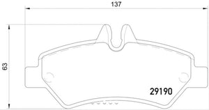 Product of Hella 355005351 Brake Pad - 