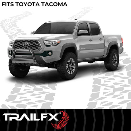 Product of TrailFX B0030B Bull Bar Black Powder Coated 3 Inch Yes with skid plate 