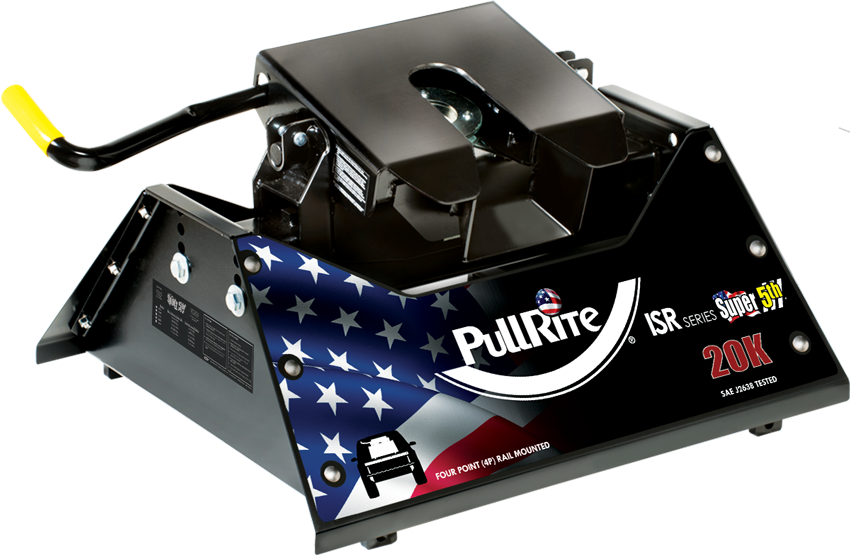 Product of PullRite 2100 Fixed 20000 Pound 4-Way Fifth Wheel Trailer Hitch 