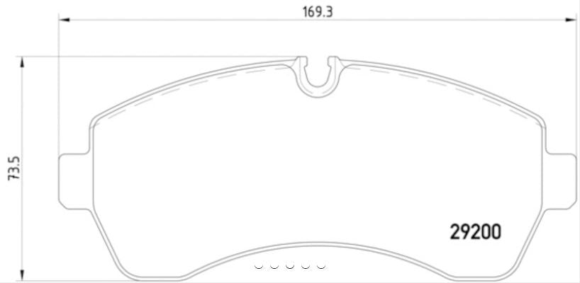 Product of Hella 355005531 Brake Pad - 