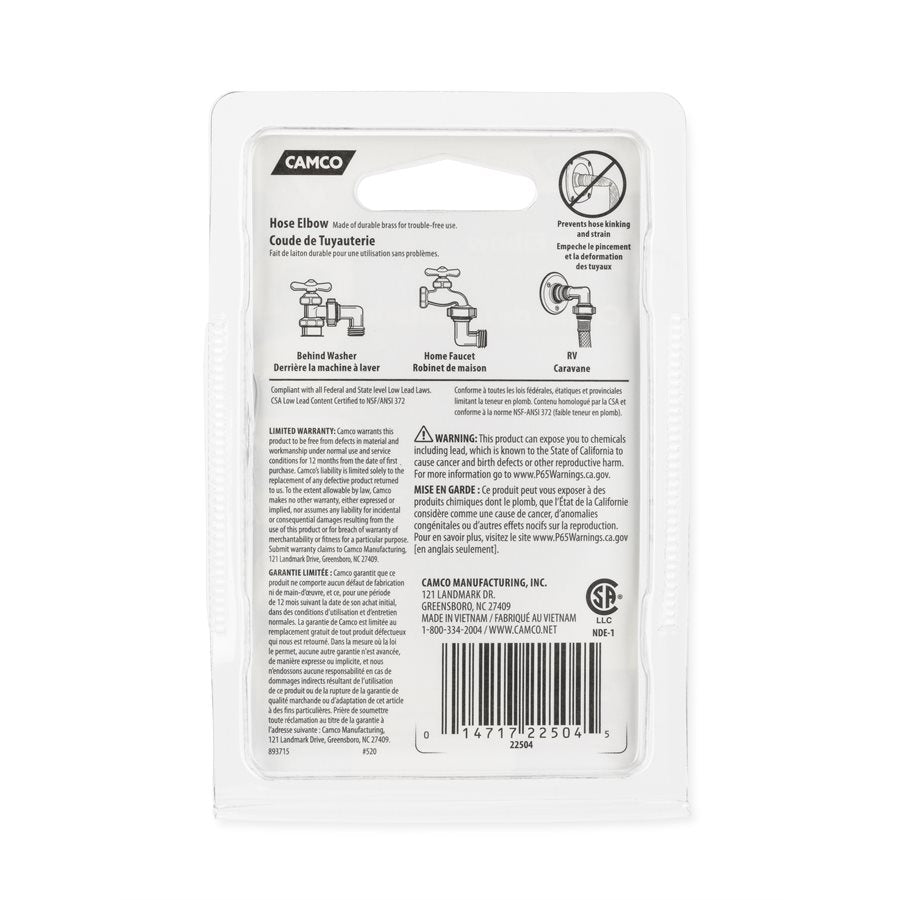 Product of Camco 22504 Fresh Water Hose Connector