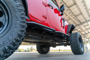 Product of DV8 Offroad SRJK-08 OE Plus Nerf Bar With Surface Steps 