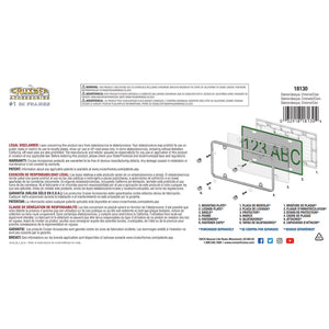 Product of Cruiser 18130 License Plate Frame