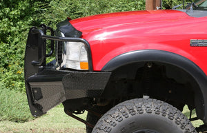 Product of Fab Fours FS99-S1660-1 Black Steel Steel Gloss Powder Coated Bumper 