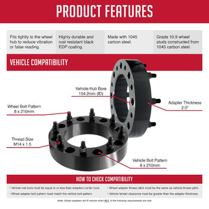 Coyote Wheel Accessories 8210-8210hs-E Wheel Adapter||8210-8210hs-E_Features.Jpg||89||rev2108210hse||1013930