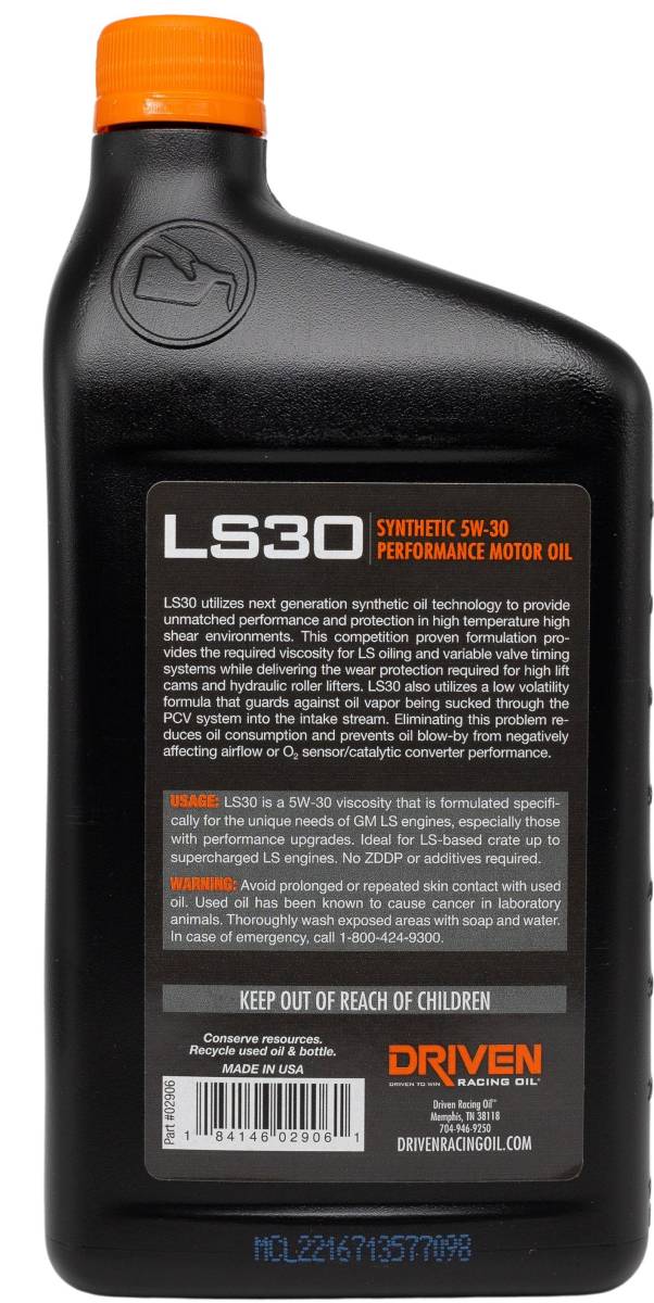 Product of Driven Racing Oil/ Joe Gibbs 02906 Oil