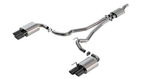 Product of Borla 140981BC S-Type Cat Back System Exhaust System Kit 