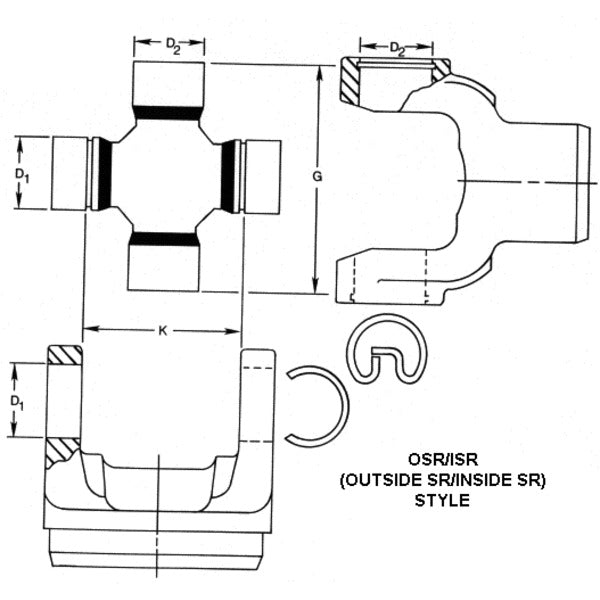 Dana/ Spicer 5-3246x Universal Joint||5-3246x_4.Jpg||89||dsp53246x||1133784
