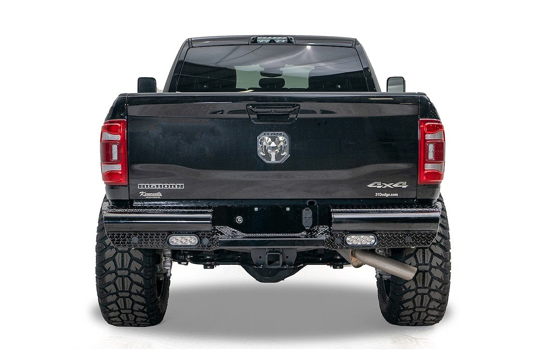 Product of Fab Fours DR19-T4450-1 Black Steel Steel Gloss Powder Coated Bumper 