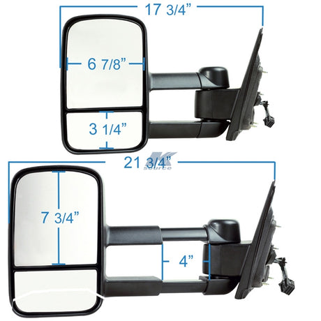 Product of K-Source 62147-48g Exterior Towing Mirror