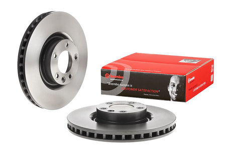 Product of Brembo 09987011C02 Vented 1 Piece Brake Rotor 