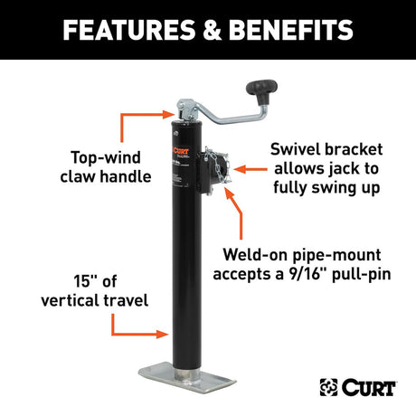 Curt 28356 Trailer Tongue Jack||28356_3008x1990_Fa.Jpg||86||c9328356||1177963