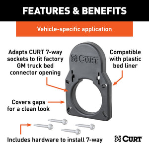 Curt 55417 Trailer Wiring Connector Adapter Housing||55417_3008x1990_Fa.Jpg||86||c9355417||956645