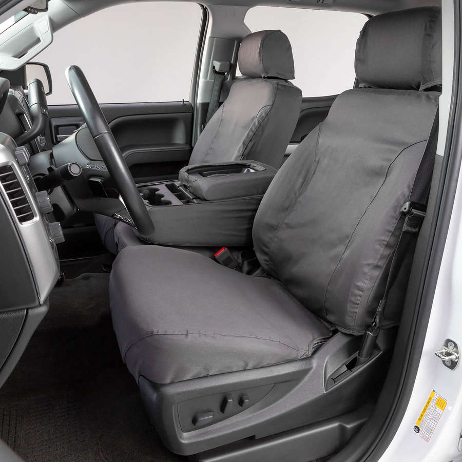 Product of Covercraft SS6354PCGY SeatSaver® Gray Polycotton Seat Cover 