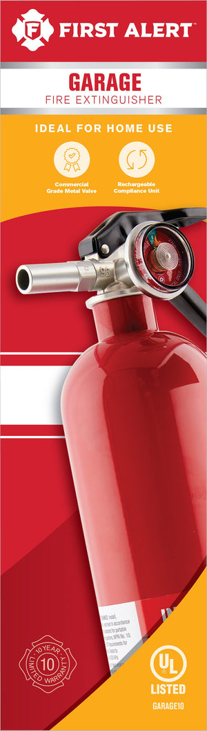 Product of Brk Electronics Garage10 Fire Extinguisher
