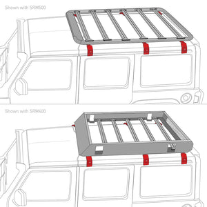 Product of Go Rhino 5910011t Roof Basket Mounting Kit