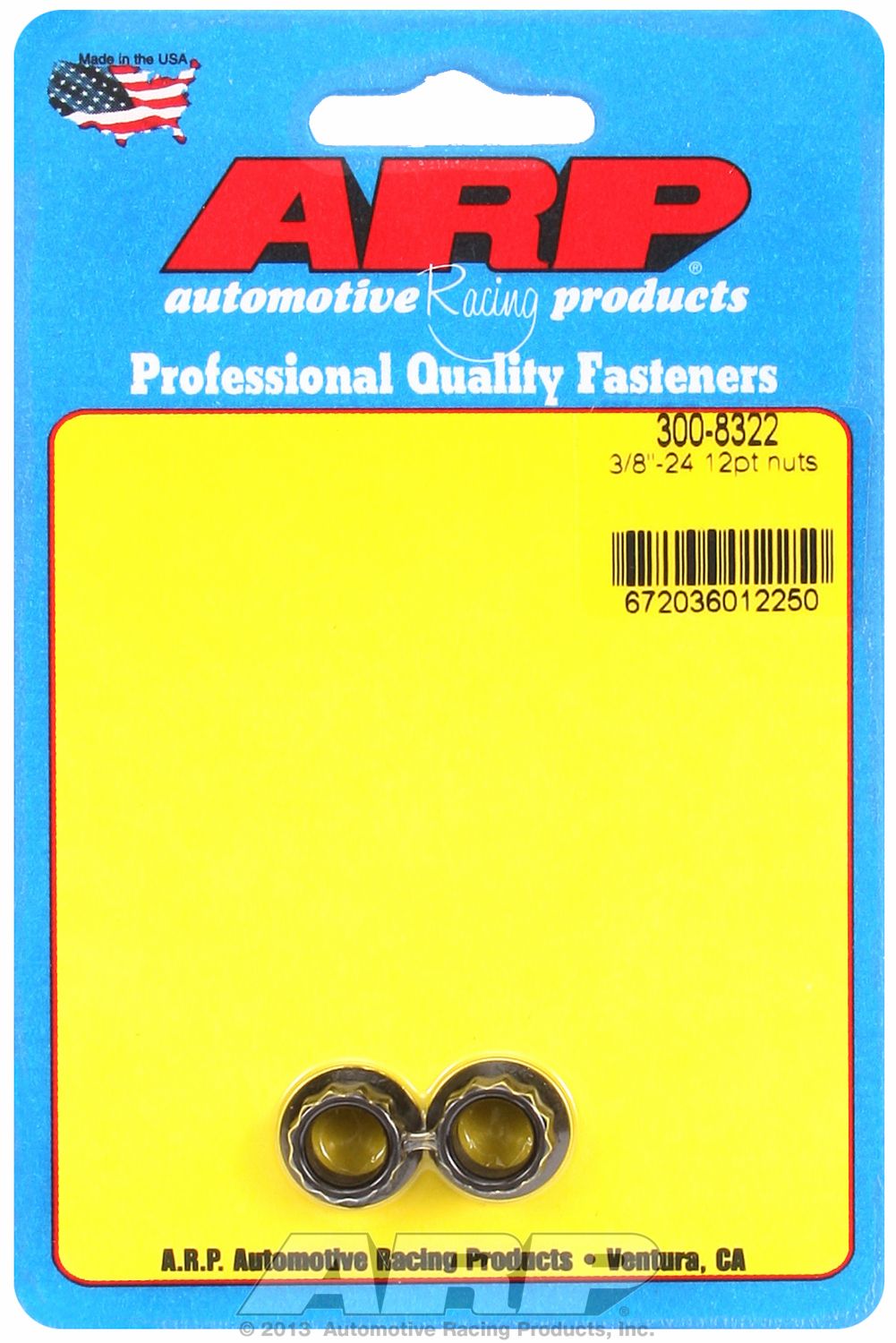 Arp Auto Racing 400-8302 Nut||300-8322.Jpg||85||a144008302||1485162