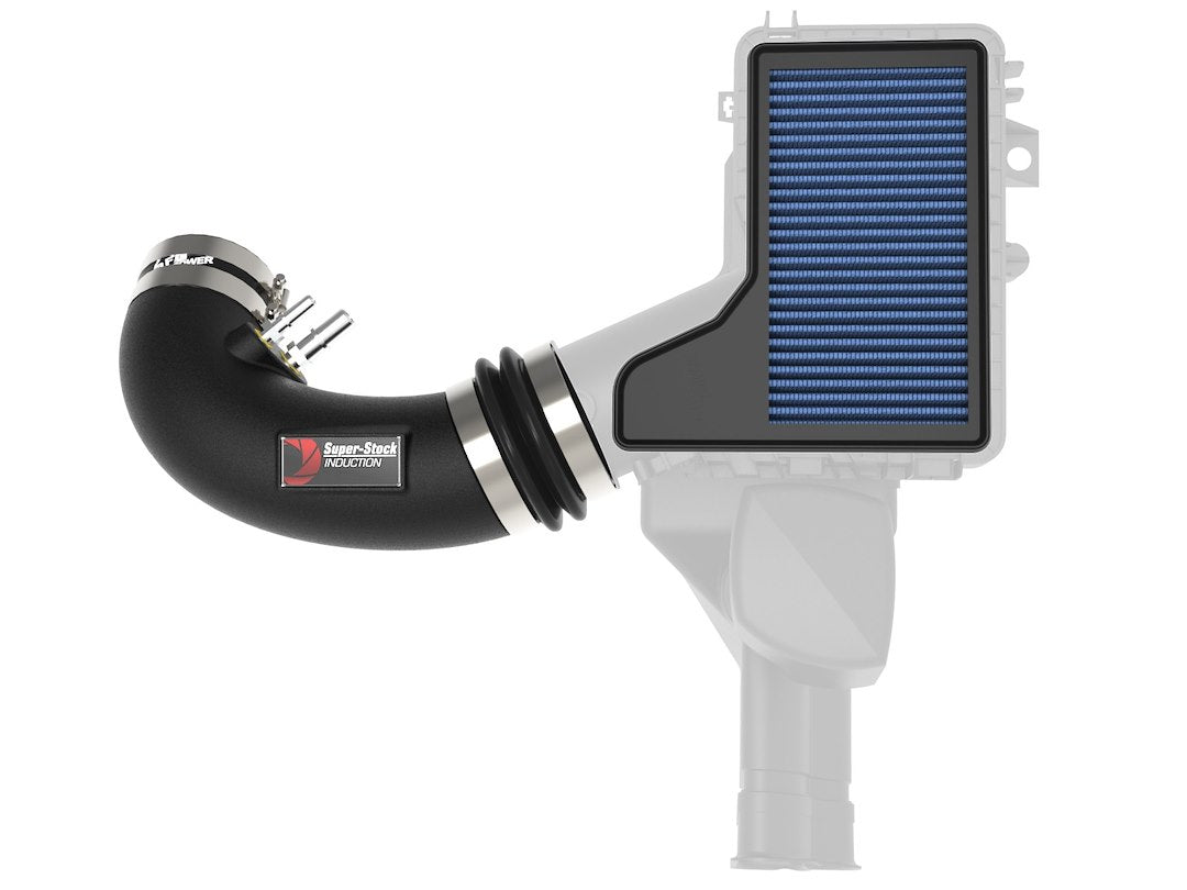 Product of Advanced FLOW Engineering 55-10004R Matte Street Cold Air Intake w/ Blue Filter 