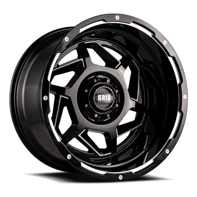 Grid Wheels Gd1420090550m1510 Wheel||gd14_Gloss Black With Milled Accents.Jpg||85||grwd2955m151||1048637