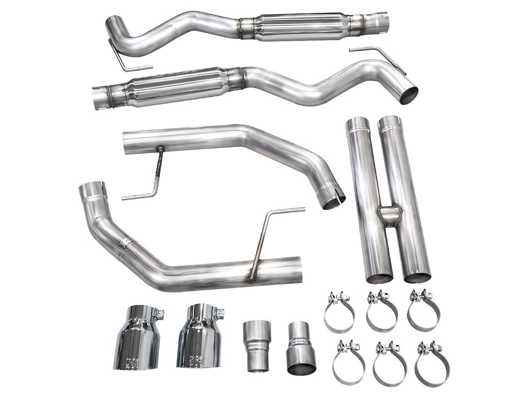 Product of AWE Tuning 3020-32650 Track Edition Cat-Back System Dual Exhaust System Kit 