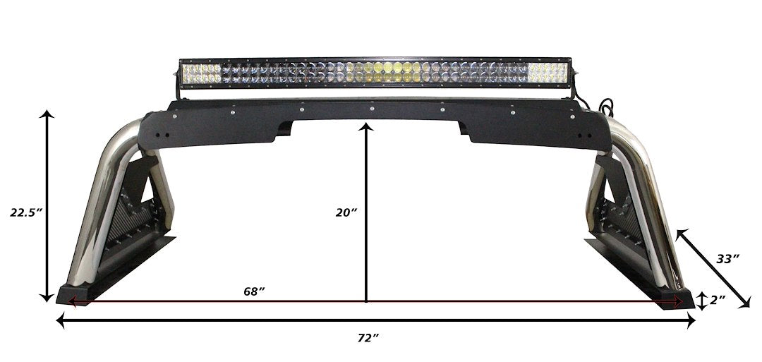 Go Rhino 911000ps Truck Bed Bar||||86||g26911000ps||2019771