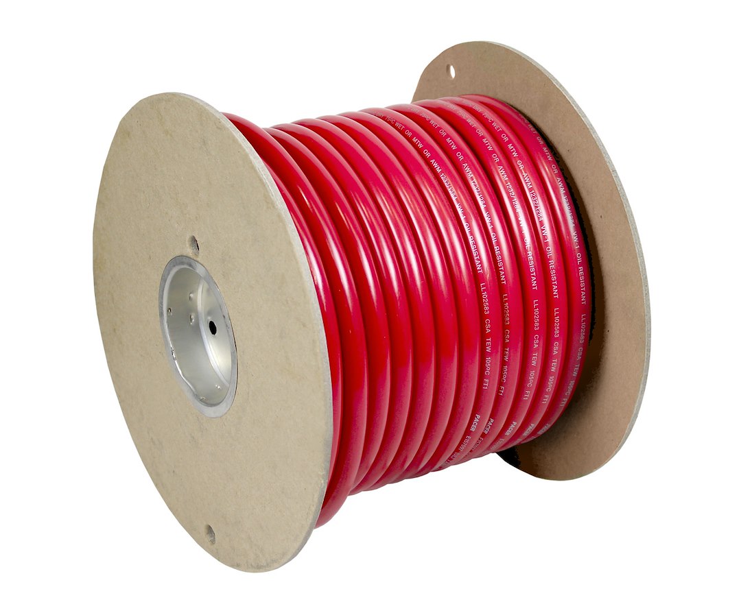 Pacer Marine Wul1/0rd-100 Battery Cable||wul1.0rd-100.Jpg||85||pcrwul10rd10||2115841