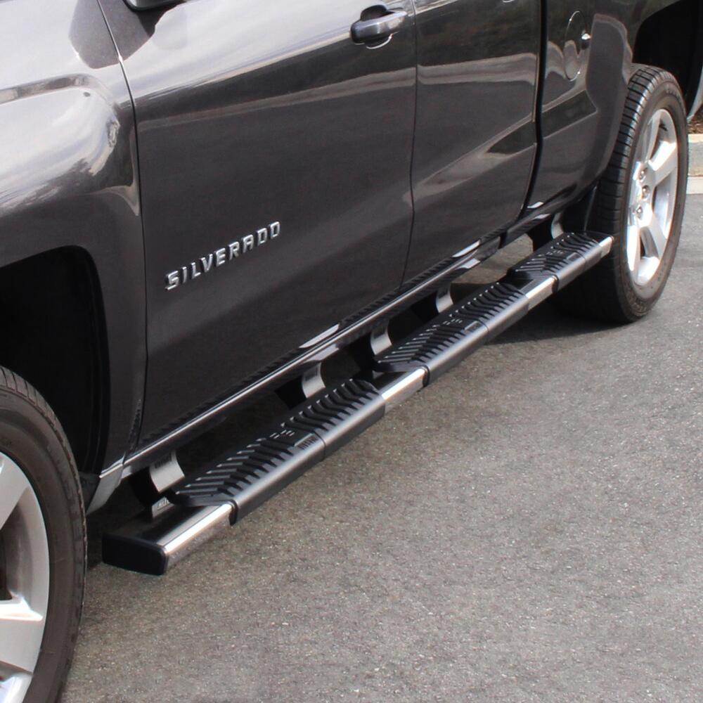 Product of Westin Automotive 28-534575 Black Powder Coated Oval Nerf Bar - Truck Wheel To Wheel 